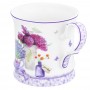 Кружка 170 мл 10,5*8*7,5 см "Лаванда" NEW BONE CHINA