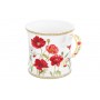 Кружка 170 мл 10,5*8*7,5 см "Маки" NEW BONE CHINA