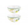 Набор 2 салатников 15*15*7 см 700 мл "Лимоны" NEW BONE CHINA