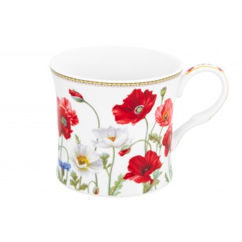 Кружка 250 мл 11,8*8,5*7,5 см "Маки" NEW BONE CHINA
Состав: Фарфор