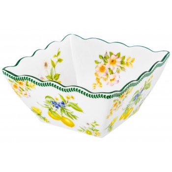 Салатник 16*16*8 см 1 л "Лимоны" квадрат глубокий, фарфор NEW BONE CHINA
Состав: Фарфор