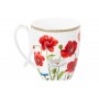 Кружка 300 мл 11*8,3*9,5 см "Маки" NEW BONE CHINA
Состав: Фарфор