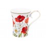 Кружка 400 мл 13*9*12 см "Маки" фарфор NEW BONE CHINA
Состав: Фарфор