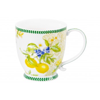 Кружка 500 мл 13,5*10*10,5 см "Лимоны" на ножке, NEW BONE CHINA
Состав: Фарфор