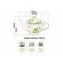 Чайник 700 мл 22*12,5*13 см "Лимоны" рифленый NEW BONE CHINA
Состав: Фарфор
