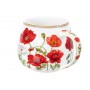 Кружка 400 мл 13*10*8,5 см "Маки" бочонок, NEW BONE CHINA
Состав: Фарфор