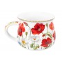 Кружка 250 мл 11*8,5*7 см "Маки" бочонок, NEW BONE CHINA
Состав: Фарфор