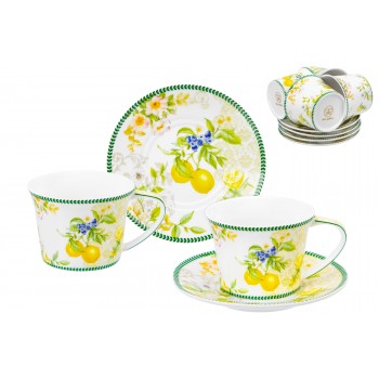 Чайн. наб. 12 пр. 270 мл NEW BONE CHINA
Состав: Фарфор