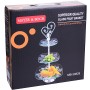 30829 Конфетница 3-х ярусная 29,5х29,5х63см MB (х6) 