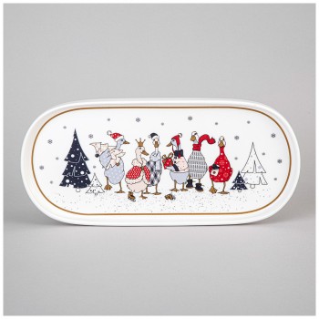 БЛЮДО ОВАЛЬНОЕ LEFARD "FAMILY CHRISTMAS" 25,5 СМ