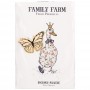 САЛФЕТКА "FAMILY FARM",40Х40СМ, 100% ХЛОПОК,БЕЛЫЙ,ТВИЛ,