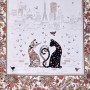 ДОРОЖКА "ПАРИЖСКИЕ КОТЫ",40Х146СМ, БЕЛЫЙ,100% ХЛОПОК,ТВИЛ