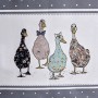 СКАТЕРТЬ "FAMILY FARM" 160Х220СМ ,100% ХЛОПОК, ГРАФИТ , ТВИЛ, ПРОПИТКА