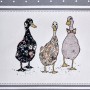 СКАТЕРТЬ "FAMILY FARM" 160Х220СМ ,100% ХЛОПОК, ГРАФИТ , ТВИЛ, ПРОПИТКА