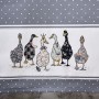 СКАТЕРТЬ "FAMILY FARM" 160Х220СМ ,100% ХЛОПОК, ГРАФИТ , ТВИЛ, ПРОПИТКА
