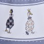 СКАТЕРТЬ КРУГЛАЯ "FAMILY FARM" 190 СМ , 100% ХЛОПОК,ТВИЛ, ПРОПИТКА, ГРАФИТ