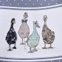 СКАТЕРТЬ КРУГЛАЯ "FAMILY FARM" 190 СМ , 100% ХЛОПОК,ТВИЛ, ПРОПИТКА, ГРАФИТ