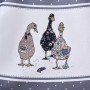 СКАТЕРТЬ КРУГЛАЯ "FAMILY FARM" 190 СМ , 100% ХЛОПОК,ТВИЛ, ПРОПИТКА, ГРАФИТ