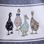СКАТЕРТЬ КРУГЛАЯ "FAMILY FARM" 190 СМ , 100% ХЛОПОК,ТВИЛ, ПРОПИТКА, ГРАФИТ