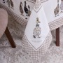 СКАТЕРТЬ "FAMILY FARM" 140Х180СМ ,100% ХЛОПОК, КЛЕТКА ,ТВИЛ, ПРОПИТКА