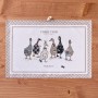 НАБОР ПОЛОТЕНЕЦ ИЗ 2-ХШТ "FAMILY FARM",40Х60СМ, 100% ХЛОПОК, КЛЕТКА,ТВИЛ