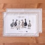 НАБОР ПОЛОТЕНЕЦ ИЗ 2-ХШТ "FAMILY FARM",40Х60СМ, 100% ХЛОПОК, КЛЕТКА,ТВИЛ