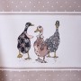 СКАТЕРТЬ "FAMILY FARM" 160Х220СМ , 100% ХЛОПОК, КАПУЧИНО, ТВИЛ, ПРОПИТКА