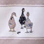 СКАТЕРТЬ "FAMILY FARM" 160Х220СМ , 100% ХЛОПОК, КАПУЧИНО, ТВИЛ, ПРОПИТКА