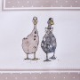 СКАТЕРТЬ "FAMILY FARM" 160Х220СМ , 100% ХЛОПОК, КАПУЧИНО, ТВИЛ, ПРОПИТКА