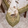 СКАТЕРТЬ "ОХОТА"140Х180СМ , 100% ХЛОПОК,  ЗЕЛЕНЫЙ , ТВИЛ, ПРОПИТКА