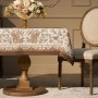 СКАТЕРТЬ " ROYAL GARDEN" 110Х140СМ ,БЕЛЫЙ ,100% ХЛОПОК ,ТВИЛ С ПРОПИТКОЙ
