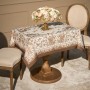 СКАТЕРТЬ " ROYAL GARDEN" 110Х140СМ ,БЕЛЫЙ ,100% ХЛОПОК ,ТВИЛ С ПРОПИТКОЙ