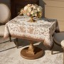 СКАТЕРТЬ " ROYAL GARDEN" 110Х140СМ ,БЕЛЫЙ ,100% ХЛОПОК ,ТВИЛ С ПРОПИТКОЙ