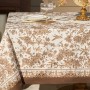 СКАТЕРТЬ "ROYAL GARDEN" 160Х220СМ ,БЕЛЫЙ, 100% ХЛОПОК,ТВИЛ ПРОПИТКА