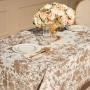 СКАТЕРТЬ "ROYAL GARDEN" 160Х220СМ ,БЕЛЫЙ, 100% ХЛОПОК,ТВИЛ ПРОПИТКА