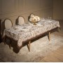 СКАТЕРТЬ " ROYAL GARDEN" 140Х300СМ ,БЕЛЫЙ ,100% ХЛОПОК ,ТВИЛ С ПРОПИТКОЙ