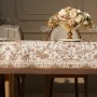СКАТЕРТЬ " ROYAL GARDEN" 140Х300СМ ,БЕЛЫЙ ,100% ХЛОПОК ,ТВИЛ С ПРОПИТКОЙ