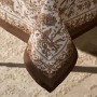 СКАТЕРТЬ " ROYAL GARDEN" 140Х300СМ ,БЕЛЫЙ ,100% ХЛОПОК ,ТВИЛ С ПРОПИТКОЙ