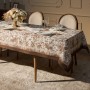 СКАТЕРТЬ " ROYAL GARDEN" 140Х300СМ ,БЕЛЫЙ ,100% ХЛОПОК ,ТВИЛ С ПРОПИТКОЙ