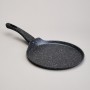 СКОВОРОДА БЛИННАЯ AGNESS С АНТИПРИГАРНЫМ ПОКРЫТИЕМ "BLACK MARBLE", 24Х2СМ