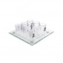 Игра настольная (питейная) "Крестики-нолики", L25 W6 H25 см