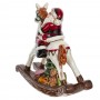 Фигурка декоративная "Дед Мороз на лошадке", L23 W8 H19,5 см