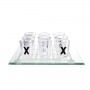 Игра настольная (питейная) "Крестики-нолики", L25 W6 H25 см