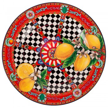 Блюдо "Sicilia Limone" d=26,5см (фарфор) (подарочная упаковка)