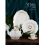 Чайный набор 15пр. "White chic" (6 персоны) v=190/280/435/1350мл (подарочная упаковка)